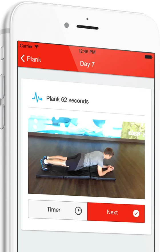 30 Day Plank Challenge App