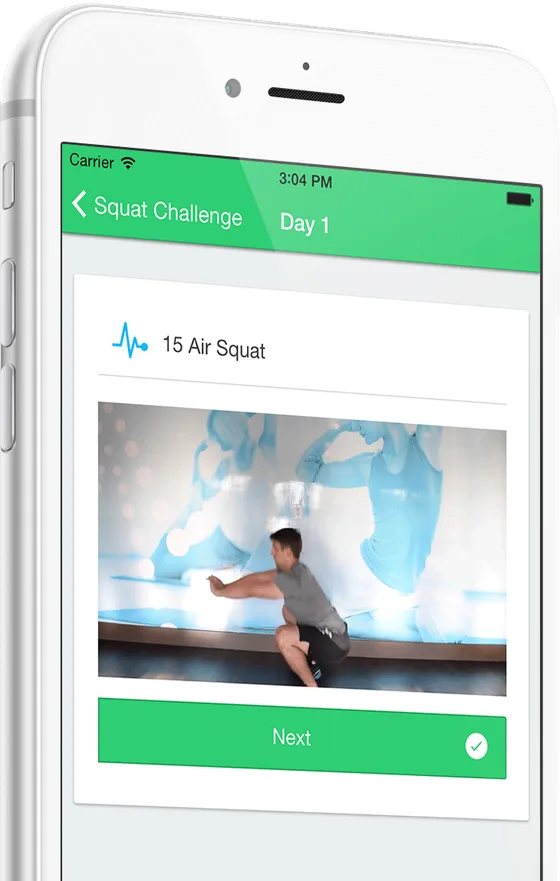 30 Day Squat Challenge App