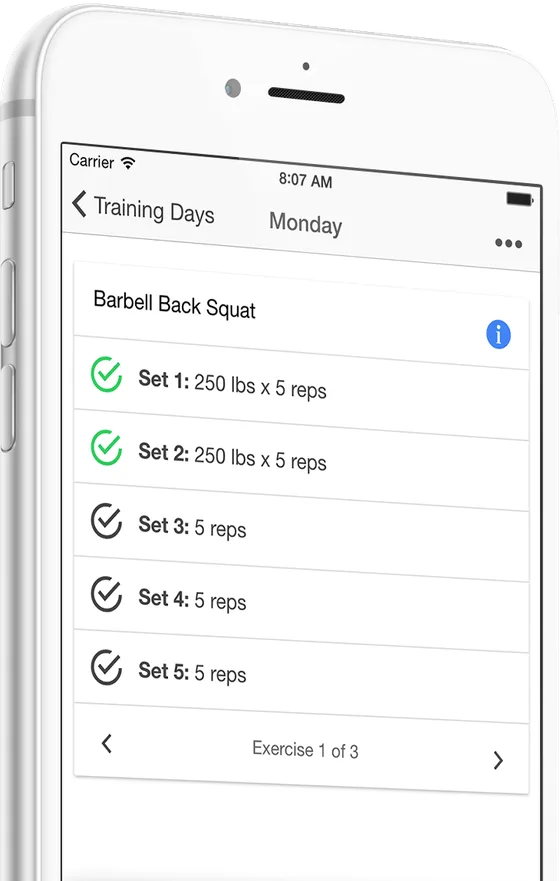 5x5 Weightlifting App