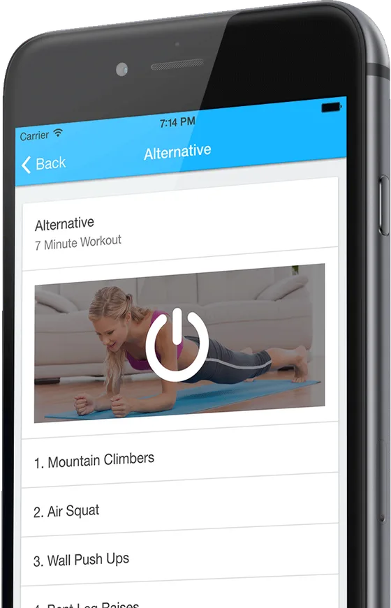 12 7 Minute Workout Exercises