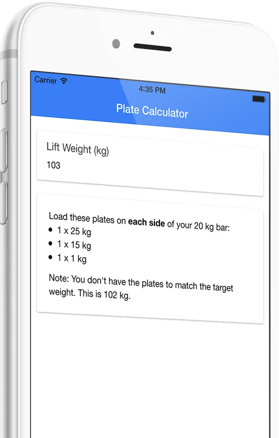 Barbell Plate Calculator App