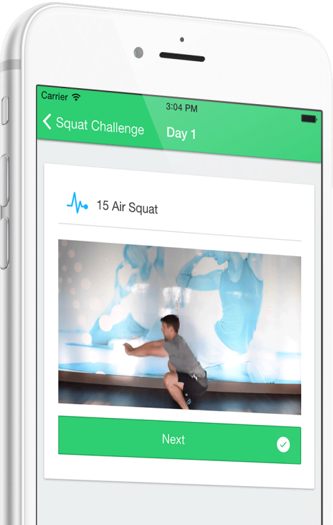 30 Day Squat Challenge App