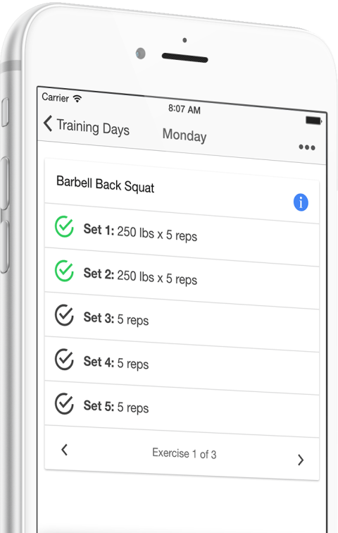 5x5 Weightlifting App