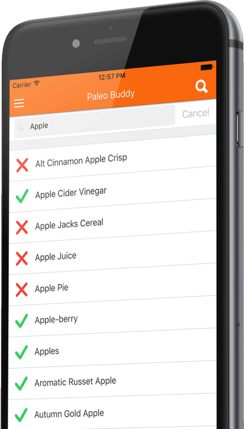 Paleo App Food Database